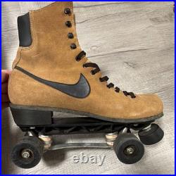 Nike Sunlite Vintage Roller Skates Brown Leather Sunlite Plate with Box