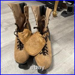 Nike Sunlite Vintage Roller Skates Brown Leather Sunlite Plate with Box