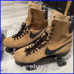 Nike Sunlite Vintage Roller Skates Brown Leather Sunlite Plate with Box