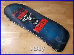 Nos Madrid Owen Nieder Punk Skull Skateboard Skate Deck New 1987