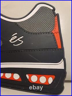 OBO! Rare ES Skateboarding Rubber Mat 32 x 14 Koston Muska Scheme Retro Shoe