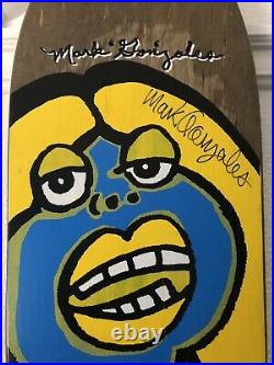 OG Mark Gonzales Vision Fat Face Lady Krooked Blind Rare Signed Skateboard Art