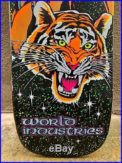OG NOS Vintage 1991 World Industries randy colvin Velvet Safari Skateboard