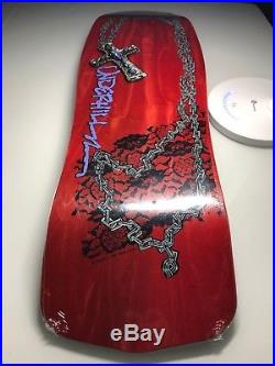 OG Nos 89 Powell Peralta Ray Underhill CROSS Vintage skateboard Deck shrink wrap
