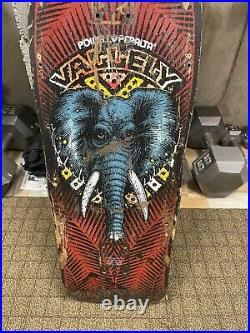 OG Powell Mike Vallely rare VINTAGE elephant Skateboard rookie