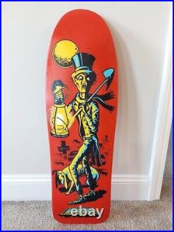 OG Restored Skateboard Deck Santa Cruz Ross Goodman Gravedigger 1989