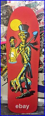 OG Restored Skateboard Deck Santa Cruz Ross Goodman Gravedigger 1989