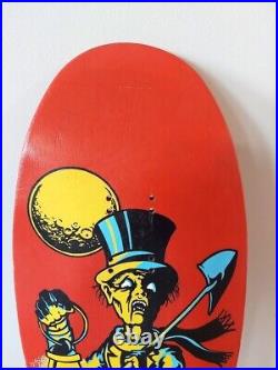 OG Restored Skateboard Deck Santa Cruz Ross Goodman Gravedigger 1989