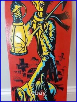 OG Restored Skateboard Deck Santa Cruz Ross Goodman Gravedigger 1989