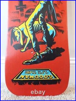 OG Restored Skateboard Deck Santa Cruz Ross Goodman Gravedigger 1989