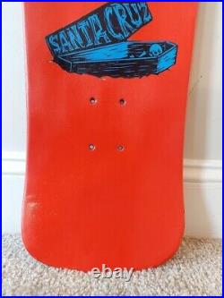 OG Restored Skateboard Deck Santa Cruz Ross Goodman Gravedigger 1989