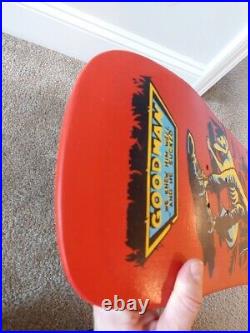 OG Restored Skateboard Deck Santa Cruz Ross Goodman Gravedigger 1989