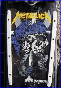 OG VTG 1990 Zorlac Metallica Skateboard H-Street Vision Powell World G&S Blind
