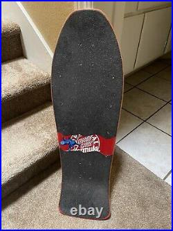 OG Vintage 1988 Santa Cruz Jeff Grosso skateboard Coca Cola Rare