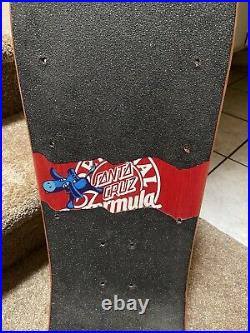 OG Vintage 1988 Santa Cruz Jeff Grosso skateboard Coca Cola Rare