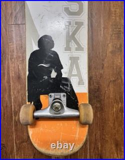 OG Vintage 1998 Chad Muska Orange Silhouette Shorty's Complete Skateboard Deck
