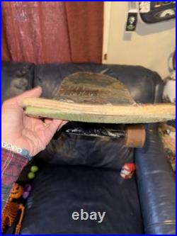 OG Vintage 80s Santa Cruz Jeff Kendall Graffiti Skateboard Gull Wing Bullet RARE