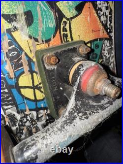 OG Vintage 80s Santa Cruz Jeff Kendall Graffiti Skateboard Gull Wing Bullet RARE