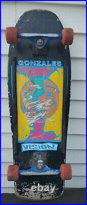 OG Vision Mark Gonzales skateboard Splitface Black 1988 Gonz