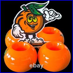 OJ Little Doodies 58mm Skateboard Wheels In Bright Orange