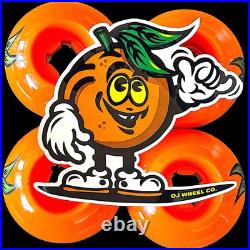 OJ Little Doodies 58mm Skateboard Wheels In Bright Orange