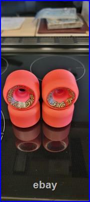 OJ Street Santa Cruz Speed Wheels Vintage Skateboard NOS Vintage 60mm Pink
