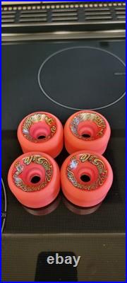 OJ Street Santa Cruz Speed Wheels Vintage Skateboard NOS Vintage 60mm Pink