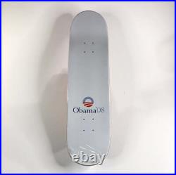 Obama 08 campaign Skatebaord Deck Shepard Fairy Hope Red/Blue 8.0