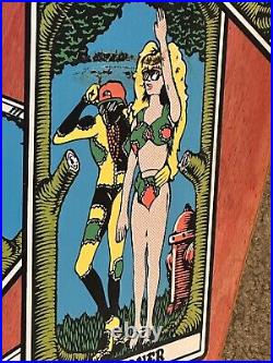 Old School Ray Barbee Tarot Card skateboard deck RARE RED