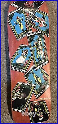 Old School Ray Barbee Tarot Card skateboard deck RARE RED