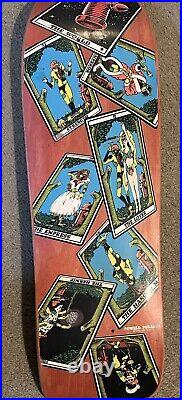 Old School Ray Barbee Tarot Card skateboard deck RARE RED