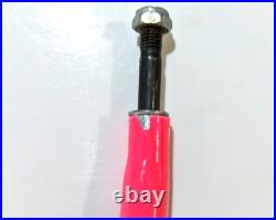 Old School Vintage Motobilt Skateboard Trucks NOS Pink & Black 9 NEEDS BUSHING