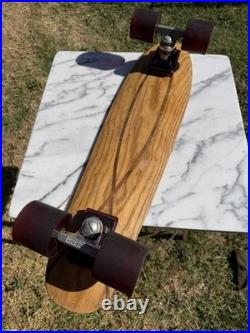 Old School Vintage Skateboard 1970s ACS 500 Trucks C&D Wheels KFT Inlay Wood