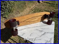 Old School Vintage Skateboard 1970s ACS 500 Trucks C&D Wheels KFT Inlay Wood