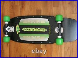 Oldschool Skateboard vintage Sims Andrecht clone wallhanger complete