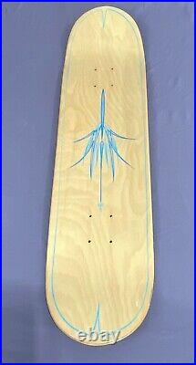 One of a Kind Painted Pinstriped Skateboard Deck Famous Pinstripe Artist