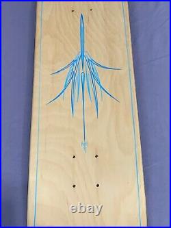 One of a Kind Painted Pinstriped Skateboard Deck Famous Pinstripe Artist