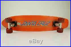 Original 1970's Santa Cruz Skateboard Fibreflex Deck Old School Vintage