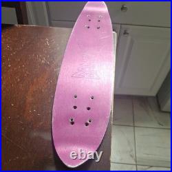 Original 1970s Vintage Banzai Purple Aluminum Skateboard