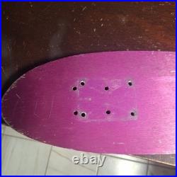 Original 1970s Vintage Banzai Purple Aluminum Skateboard