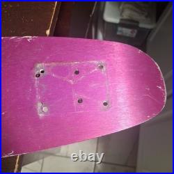 Original 1970s Vintage Banzai Purple Aluminum Skateboard