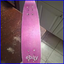 Original 1970s Vintage Banzai Purple Aluminum Skateboard