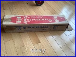Original 1975 NASK SKATEBOARD Box only very rare 27 1/2 long