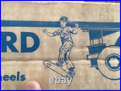 Original 1975 NASK SKATEBOARD Box only very rare 27 1/2 long