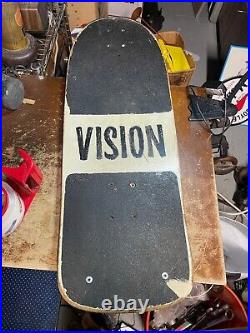 Original 1980's Vision Shredder 10 Concave Skateboard Deck