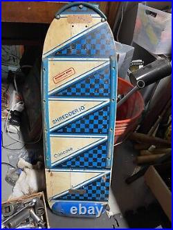 Original 1980's Vision Shredder 10 Concave Skateboard Deck