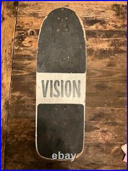 Original 1980's Vision Shredder 10 Concave Skateboard deck- independent -sims