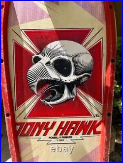 Original 1980s Powell Peralta Tony Hawk Skateboard Not a Reissue