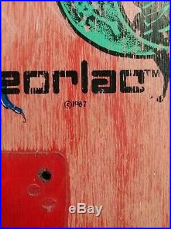 Original 1987 Metallica Pushead Zorlac Skateboard Deck Pirate Blue Bandana