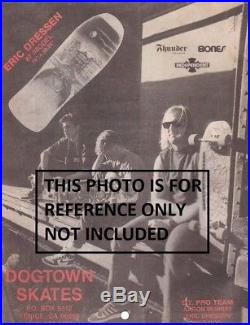 Original 1987 Mini Street Model Dogtown Eric Dressen Skateboard Dog Town Vintage